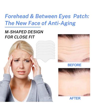 Forehead Wrinkle Patches - Anti-Wrinkle Hydrolyzed Collagen & Vitamin E Face Tape (24PC) for Youthful Skin - Buy Online on GoSupps.com