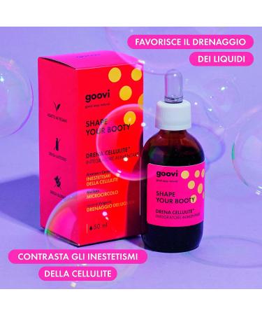 Goovi Shape Your Booty Integratore Alimentare Drena Cellulite 50 ml - Buy Online on GoSupps.com