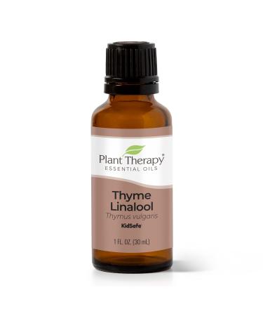 Plant Therapy Thyme Linalool Essential Oil 30 mL (1 oz) 100% Pure Undiluted Therapeutic Grade
