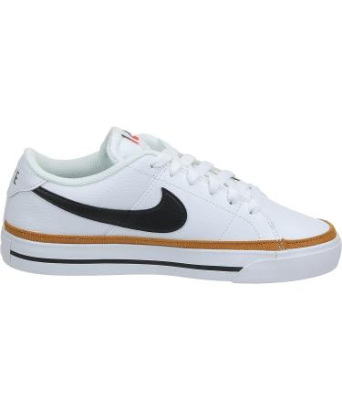 Nike Men's Court Legacy Gymnastics Shoe 10 White Black Desert Ochre | Gum Light Brown - Shop Now! - Buy Online on GoSupps.com