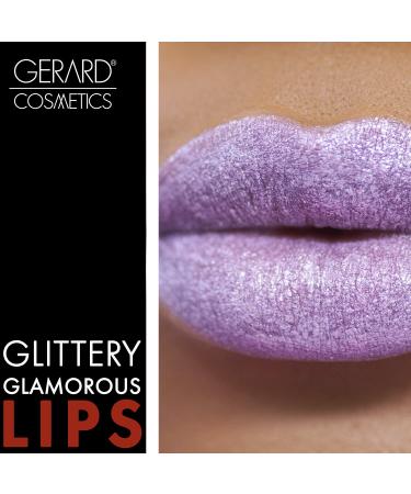 Gerard Cosmetics Glitter Lipstick - Metallic Finish, Long-Lasting Formula - 0.14 oz - Buy Online on GoSupps.com