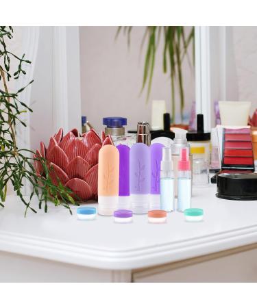 Vexillic 16-Piece Silicone Travel Bottles Set - 90ml BPA-Free Shampoo & Gel Containers - Perfect for Travel - Buy Online on GoSupps.com