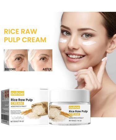 Rice Cream for Face | Moisturizing Pulp Cream | Anti-Aging Shrink Pores & Restore Elasticity - Buy Online on GoSupps.com