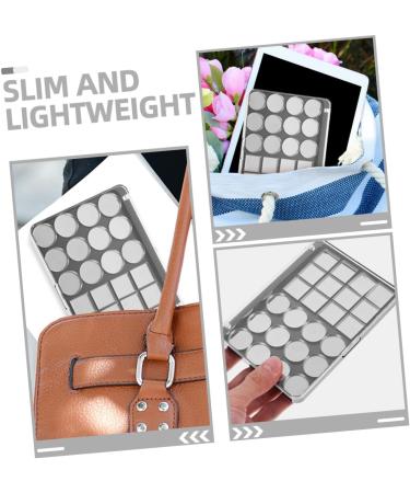Lot De 2 Palettes Magn tiques M talliques Pour Fards Paupi res 24 Emplacements Format Compact Pot Magn tique Pour Maquillage Professionnel Usage Voyage Et Retouches Rapides - Buy Online on GoSupps.com