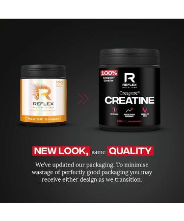 Reflex Creapure Creatine Powder (500g) - Vegan-Friendly Supplement - Buy Online on GoSupps.com