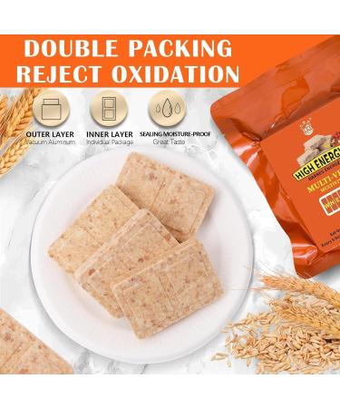 BDH High Energy Bar Mixed Fruit Flavor 7400 Calories | 125g*12bags MRE Survival High Energy Emergency Food Ration Compressed Biscuits Long shelf-life for Outdoor Activities Crisis Disaster Preparation Compact Packaging - Buy Online on GoSupps.com