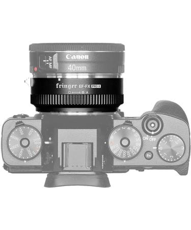 Fringer EF-FX PRO II Canon EF to Fuji X Adapter Autofocus Compatible for Fujifilm X-T4, X-T3, X-T2, X-T20, X-H1, X100V & More - Buy Online on GoSupps.com