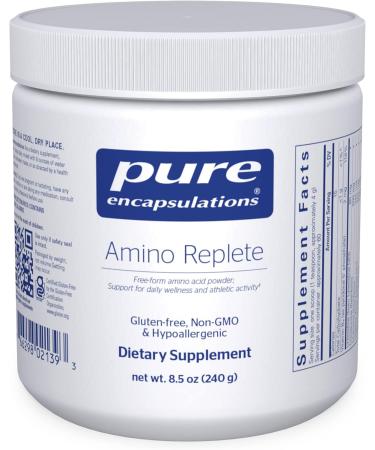 Pure Encapsulations Amino Replete | Hypoallergenic Free-form Amino Acid Powder Supplement | 240 Grams Powder
