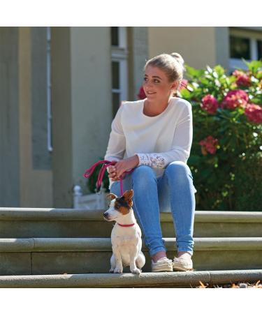 HUNTER Freestyle Dressage Dog Collar - Robust Weatherproof 50 ML - Stylish Raspberry Design for International Shipping - Buy Online on GoSupps.com
