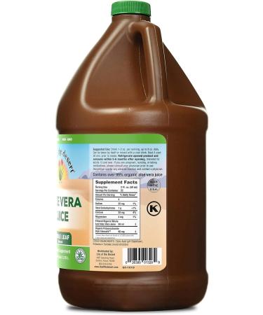 Lily Of The Desert Aloe Vera Juice - 64 Fl Oz (Pack of 1) | Certified Organic Whole Leaf | Dietary & Immune Support | Digestive Aid | Antioxidant Beverage - Buy Online on GoSupps.com