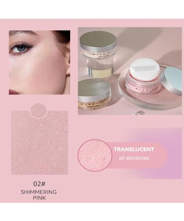 Pink Translucent Setting Powder | Long-Lasting Waterproof Shimmer for All Skin Types - Buy Online on GoSupps.com
