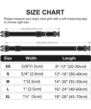 Joytale Reflective Dog Collar for Small Dogs - Black S | Durable & Stylish | Pack of 1 - Buy Online on GoSupps.com