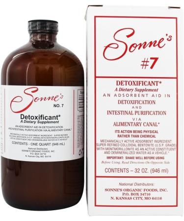 Sonne's - Detoxifying Liquid Hydrated Bentonite Clay 7 32 Oz