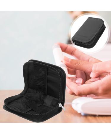 Healeved Glucose Meter Organizer Bags Hard Shell Testing Kit Case Travel Sphygmomanometer Bags for Glucose Meter Blood Sugar Test Strips Lancet Device - Buy Online on GoSupps.com