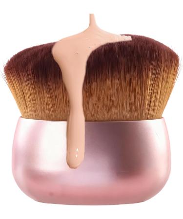 Self Tanning Brush Large Head Extra Dense Bristles Tanning Applicator Bronzer Blend Foundation Applicator for Neck Arm Back Leg Concealer Rose Gold - Buy Online on GoSupps.com