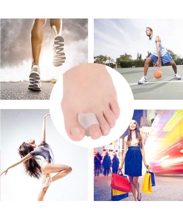 10 Piece Toe Protectors & Spacers for Big Toe Bunion & Hammer Toes - Clear - Buy Online on GoSupps.com