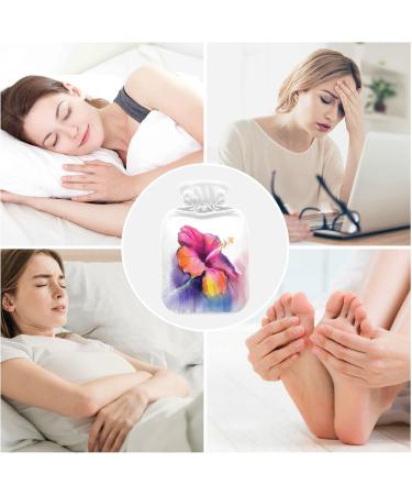 2L Heat Bottle Durable Warm-Up Bag for Pain Relief | Hand & Foot Warmers | Hibiscus Design - Buy Online on GoSupps.com