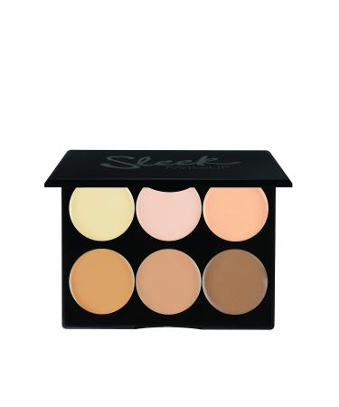 Sleek MakeUp Cream Contour Kit Easily Blendable Smooth and Long Lasting Contour Palette Light 12g