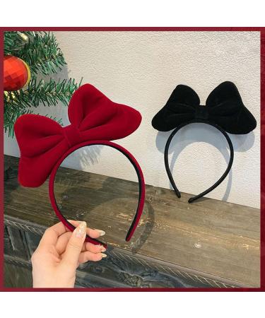 scicent Head Bands Adult Women Bow Headbands for Girls Hair Accessories for Daily Cosplay Christmas Red Hairbands Red-3 33005 - Buy Online on GoSupps.com