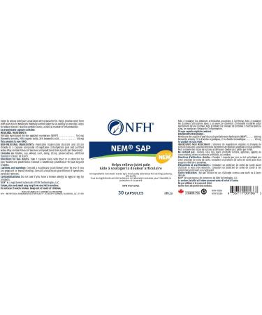 NFH NEM SAP 30 capsules - Buy Online on GoSupps.com