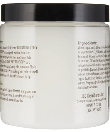 Sunny Isle Jamaican Black Castor Oil Natural Curly Styling Custard 236ml - Buy Online on GoSupps.com