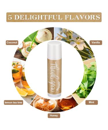 50 Set Thank You Lip Balm - Bulk Natural Mini Moisturizers Perfect for Baby Showers Weddings & Bridal Favors - Buy Online on GoSupps.com