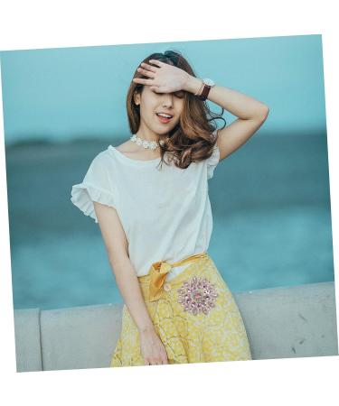 Abaodam Hot Glue Bottom Cloth Sticker Silver Jacket Outfit Heart Patch Clothing Patch Crystal Code Chain Pink 1X10.8X10.8CM - Buy Online on GoSupps.com