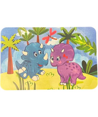 CounterArt Dinosaurs & Jungle Reversible Plastic Placemat Set - 4 Pack - Made in USA - Buy Online on GoSupps.com