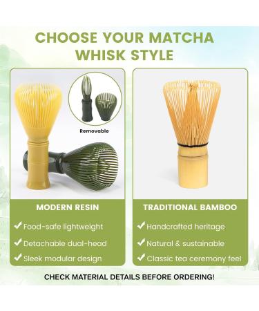 Ensemble de matcha 4 pi ces kit matcha comprenant un fouet matcha en r sine une cuill re traditionnelle une cuill re th un support pour fouet matcha ensemble parfait pour la pr paration - Buy Online on GoSupps.com
