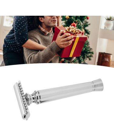 Premium Zinc-Aluminum Manual Safety Razor for Men | Easy to Clean | Ideal for Home Use - Buy Online on GoSupps.com