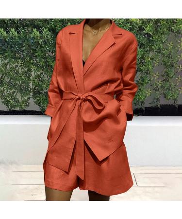 2 Piece Outfits for Women UK Sale Clearance Plus Size Blazer Jacket Pencil Trouser Pants Suit Set Pockets Casual Ladies Business Blazer Set 1029-sasnx-red-b 4XL - Buy Online on GoSupps.com