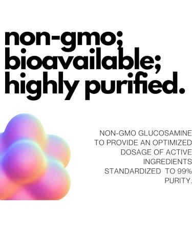 FOLIUS LABS Glucosmine Sulfate Potassium Chloride 750mg for Healthy Joints Bones and Cartilage Joint Support Supplement for Men and Women (120 Capsules) - Buy Online on GoSupps.com