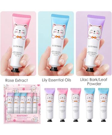 Yiida Intensive Hand Cream Set - 5-Pack Travel-Sized Hand Lotion for Dry Hands | Perfect Gifts for Women & Birthdays - Buy Online on GoSupps.com