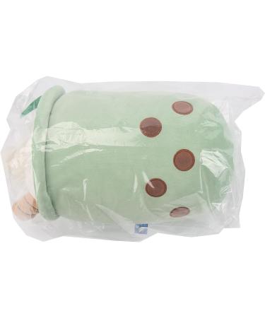 Domeilleur BoBa Plushie Bubble Tea Stuffed Toy 35cm Green - Soft Pillow Hugging Cushion for Girlfriend - Squint Eyes Design - Skin-friendly & Comfortable - Buy Online on GoSupps.com