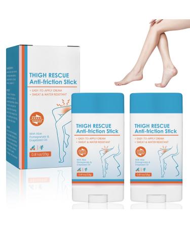Smdrafy 2 pieces antifriction cream antichafing cream antichafing balm antifriction cream stick antichafing thighs prevents friction chafing and skin irritation from chafing