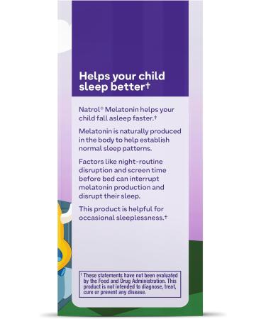 Natrol Kids Melatonin Fast Dissolve - Strawberry Flavor, Ages 4+, 30 Tablets - Buy Online on GoSupps.com