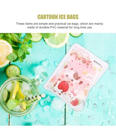Healifty 6pcs Kids Portable Ice Pack - Cartoon Cow Animal Cooler Pack for Kids, Teething, Headache - Cold Pack for Children - Buy Online on GoSupps.com