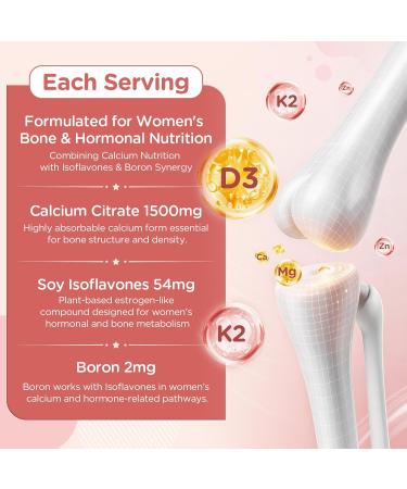 Calcium Gummies for Women 1500mg Calcium - Buy Online on GoSupps.com