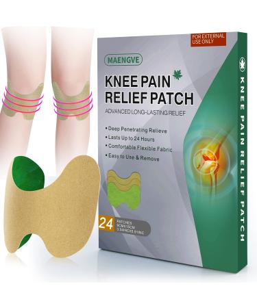 Pain Relief Patches Natural Herbal Knee Pain Relief Patches Stay Warm & Long Lasting for Relief of Knee Pains(Pack of 24) 24 Pcs