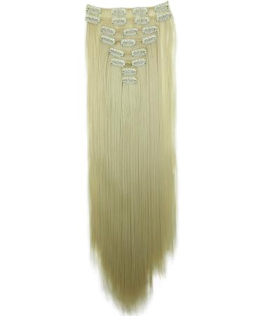 CAISHA by PRETTYSHOP XXL 24 Straight Light Blond Clip In Hair Extensions Set - Buy Online on GoSupps.com