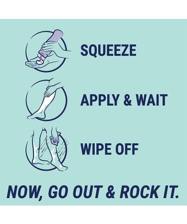 Nair Shea Butter Leg Mask - 8 Ounce | Even & Smooth Hair Remover and Beauty Treatment - Buy Online on GoSupps.com