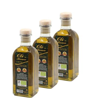 Don Gastronom Pack of 3 x Organic Extra Virgin Unfiltered Olive Oil - 500ml Bottle