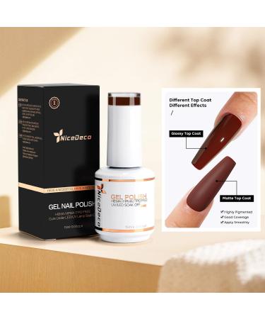 Buy Gel Nail Polish 15ml - Soak Off UV LED for Salon & DIY Nail Art - International Shipping - Buy Online on GoSupps.com