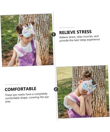 3pcs Unicorn Eye Patch Set - Travel and Sleeping Eye Mask, Animal Eye Shades and Blindfold for Chrismas Gifts - Buy Online on GoSupps.com