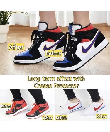 Shoe Crease Protectors - Anti-Wrinkle Toe Box Decreaser for Men's 7-12 / Women's 5-8 (4 Pairs, 5.7x2.64x1.77 Inch) - Buy Online on GoSupps.com