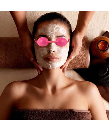 HEALLILY Safety Eye Cover Tanning Goggles Light Eye Goggles Blackout Eye Shield Adult Women Men Tanning Bed Eye Cover Rosy Tanning Bed Goggles - Buy Online on GoSupps.com