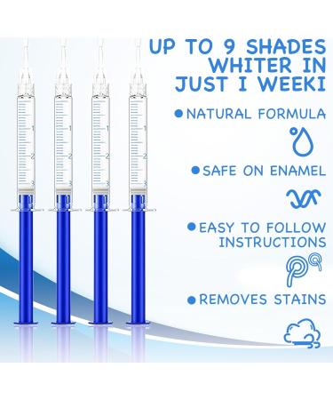 Xumann 10PCS Teeth Whitening Gel 3ml Teeth Whitening Gel Syringes Bleaching Gel Teeth Whitener Gels Refills Kit - Buy Online on GoSupps.com