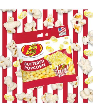 Jelly Belly Buttered Popcorn Gourmet Jelly Beans 3-Pack Bundle - Christmas & Holidays Candy - Vegan Candy Dairy Free Snacks Kosher Candy Gluten Free Bulk Candy Stocking Stuffers for Teens - Buy Online on GoSupps.com