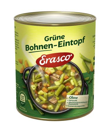 Erasco green bean stew (800g) finished in around 5 minutes - with lots of vegetables - without frills - just delicious 1 800 g (1 Pack)
