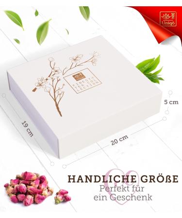 Tea Uniqo - Elegant Gold Tea Gift Set (130g) | Luxurious Loose Tea Gift for Women - Buy Online on GoSupps.com